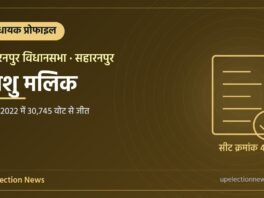 आशु मलिक (सहारनपुर विधायक) की प्रोफाइल का ग्राफिक
