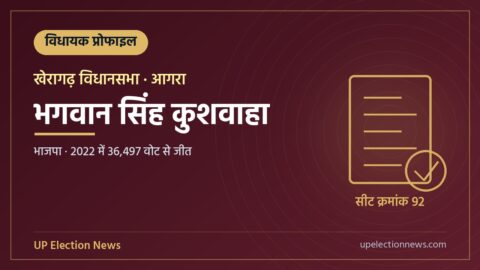 भगवान सिंह कुशवाहा (खेरागढ़ विधायक) की प्रोफाइल का ग्राफिक