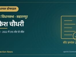 मुकेश चौधरी (नकुड़ विधायक) की प्रोफाइल का ग्राफिक