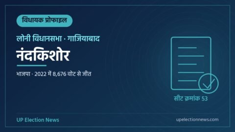 नंदकिशोर (लोनी विधायक) की प्रोफाइल का ग्राफिक
