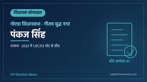 पंकज सिंह (नोएडा विधायक) की प्रोफाइल का ग्राफिक