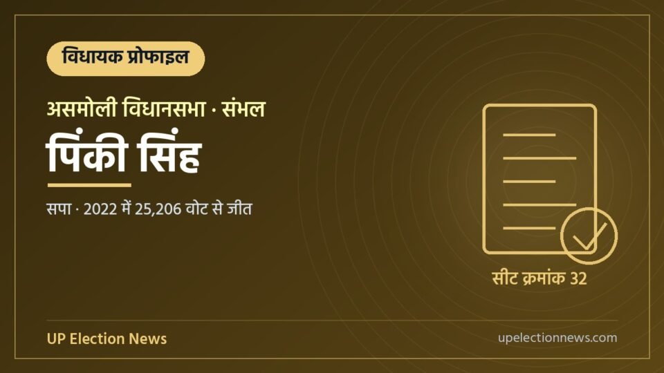 पिंकी सिंह (असमोली विधायक) की प्रोफाइल का ग्राफिक