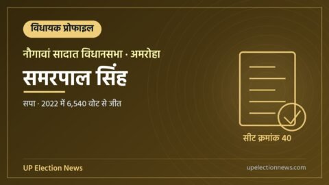 समरपाल सिंह (नौगावां सादात विधायक) की प्रोफाइल का ग्राफिक
