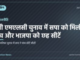 यूपी एमएलसी चुनाव में सपा को मिली पांच और भाजपा को छह सीटें का ग्राफिक कार्ड