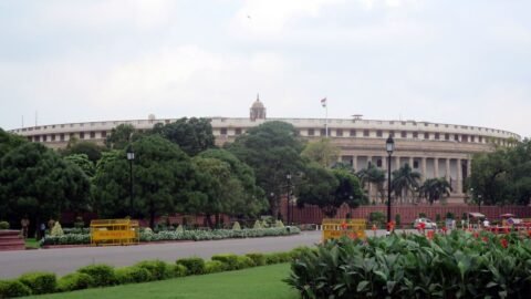 नई दिल्ली में पुराना संसद भवन (संविधान सदन)